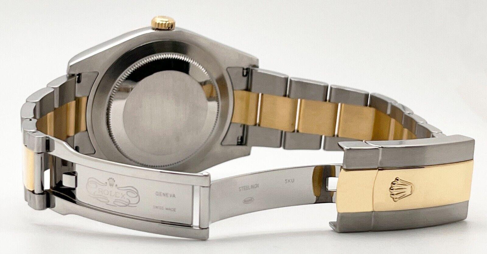 Rolex Datejust II 116333 41mm Schwarzes römisches Zifferblatt 18K Gelbgold Stahlschachtel-Bücherregal 1