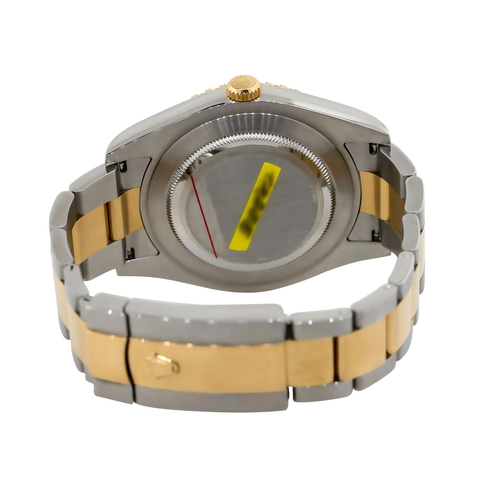 Women's or Men's Rolex 116333 Datejust II Two Tone Mother of Pearl Diamond Watch