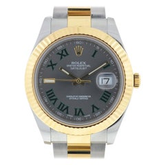 Rolex 116333 Datejust II Two-Tone Slate Dial Automatic Watch