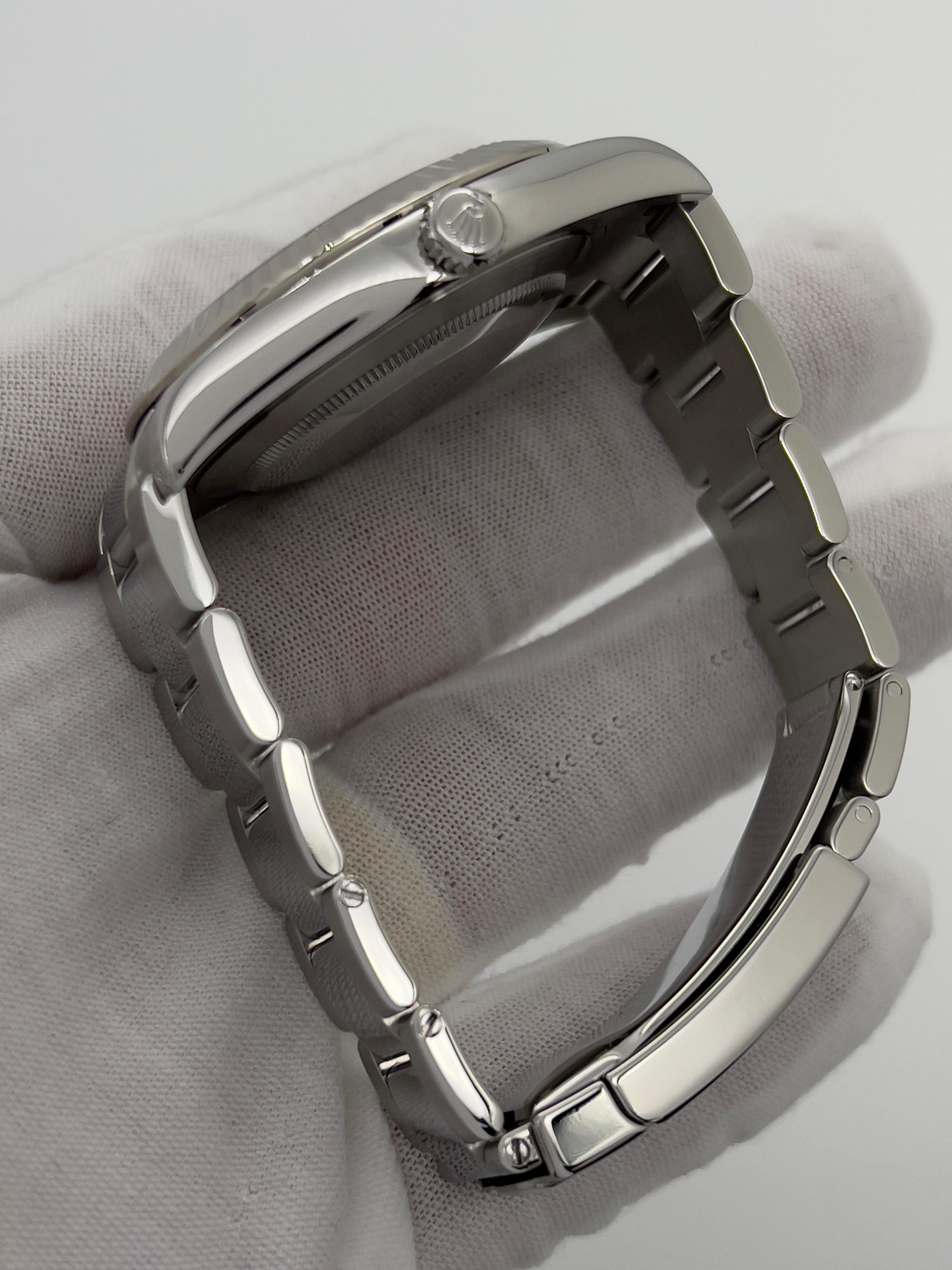 Rolex 116334 Datejust II, cadran romain bleu 41 mm, acier inoxydable, or 18 carats, boîte et papier 3