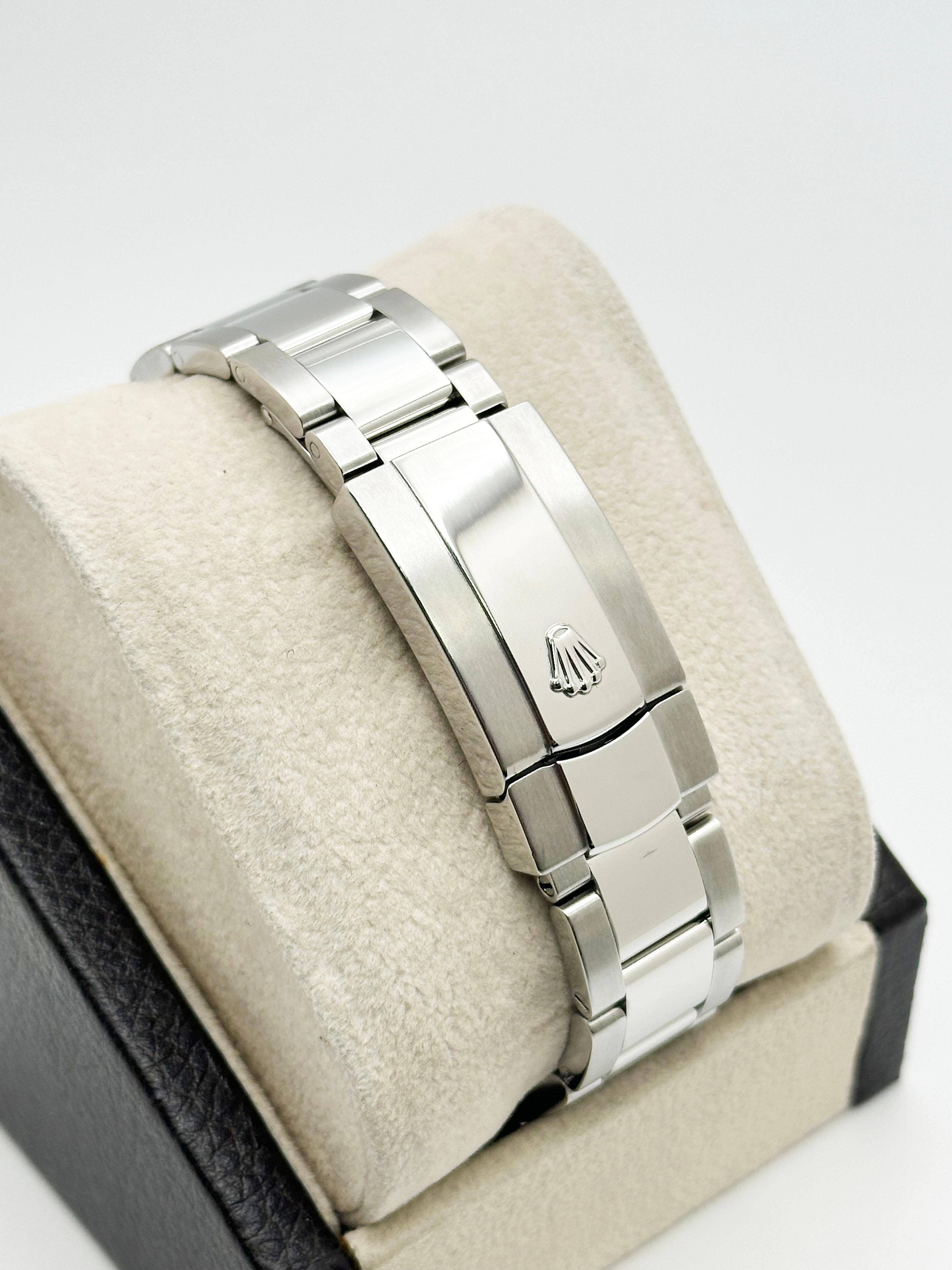 Rolex 116334 Datejust II 41 mm rodio quadrante arabo scatola di carta inossidabile 1