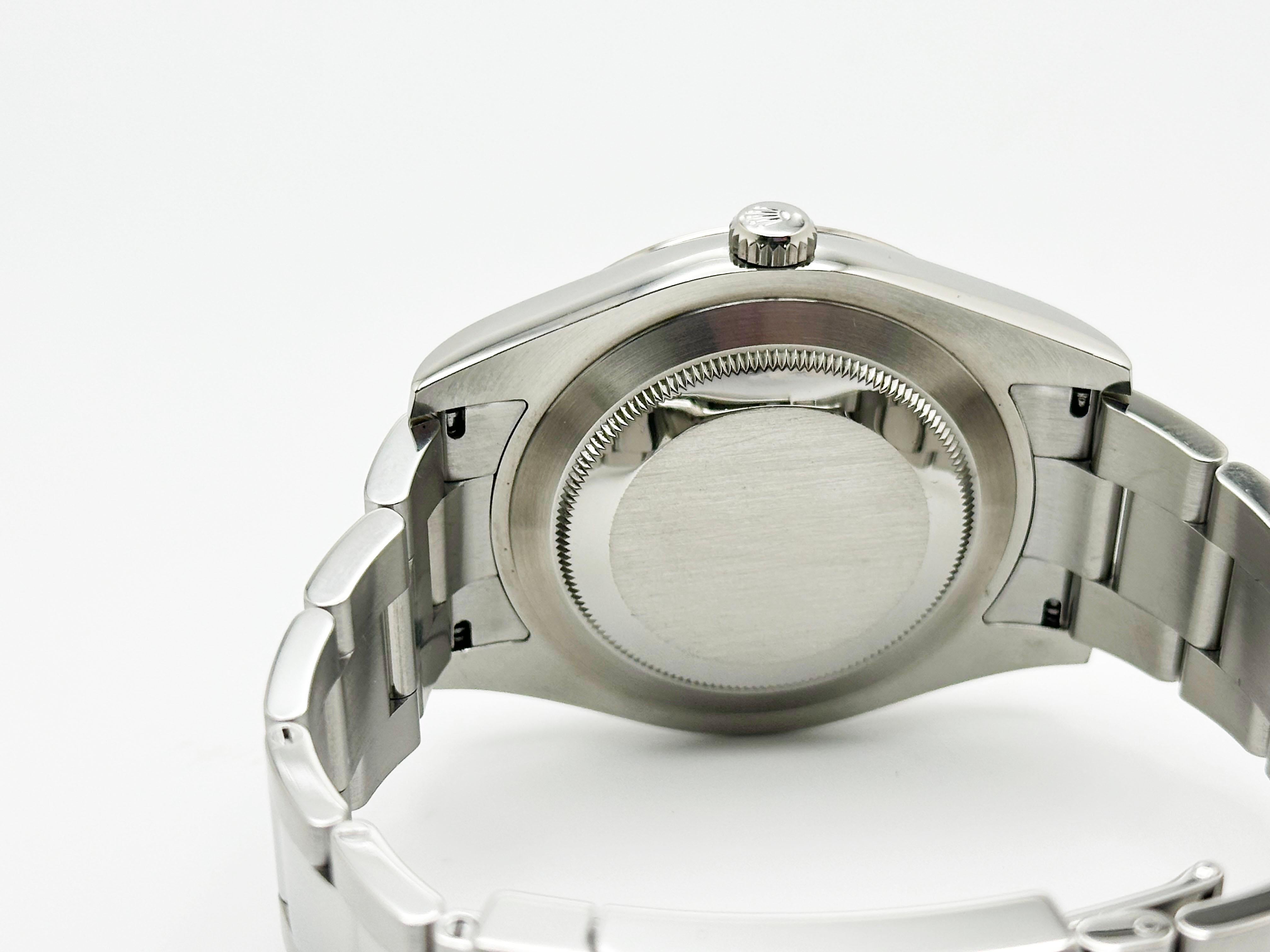 Rolex 116334 Datejust II 41 mm rodio quadrante arabo scatola di carta inossidabile 2