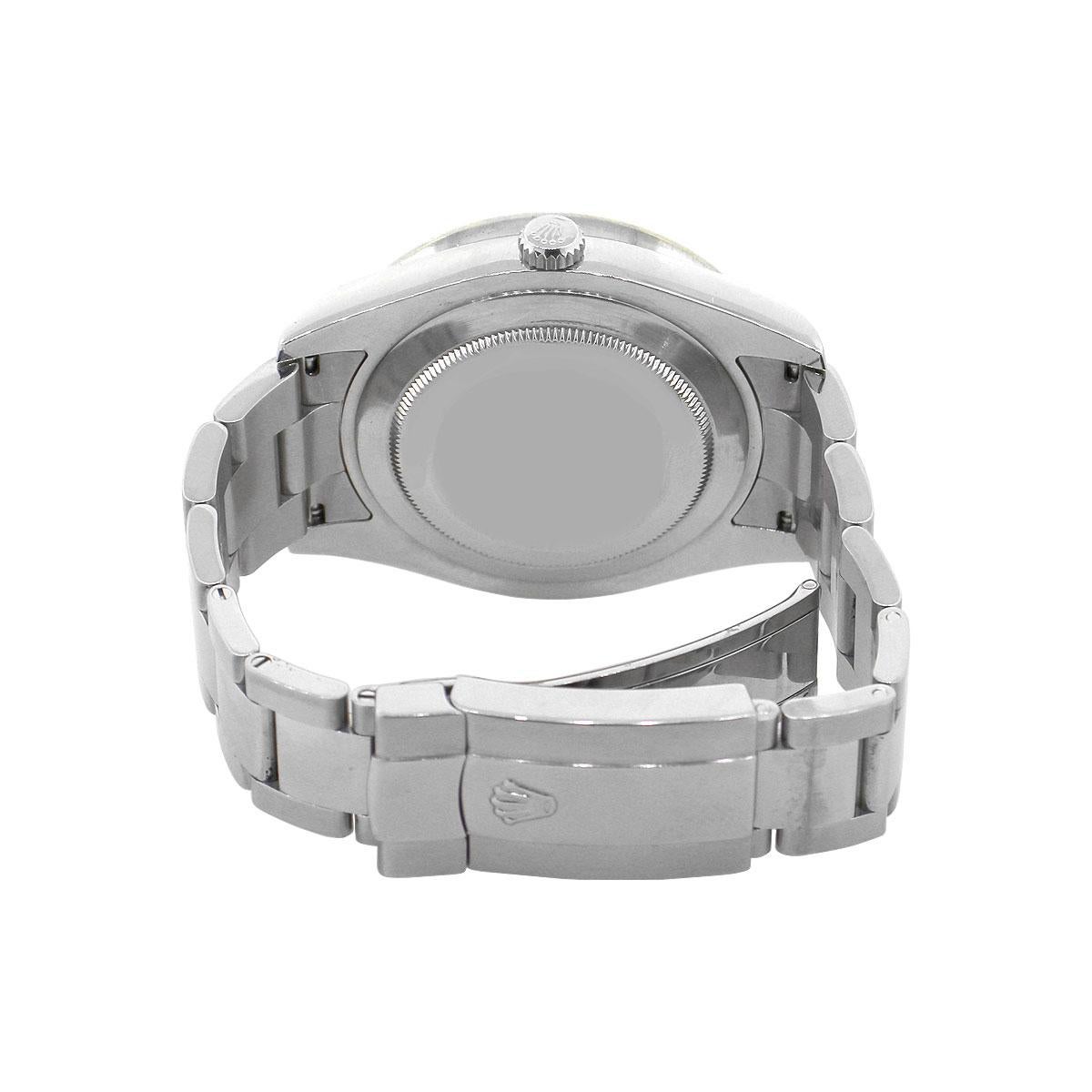 Rolex 116334 Datejust II Black Roman Dial Watch In Excellent Condition In Boca Raton, FL