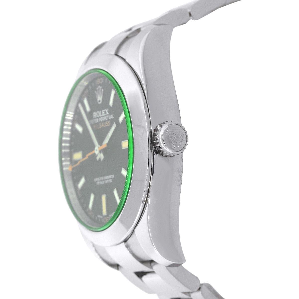 rolex milgauss orange