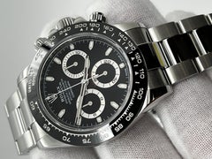 Rolex 116500LN Daytona Black Ceramic Bezel Stainless Steel Box Paper