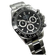 Rolex 116500LN Daytona Black Ceramic Bezel Stainless Steel Box Paper