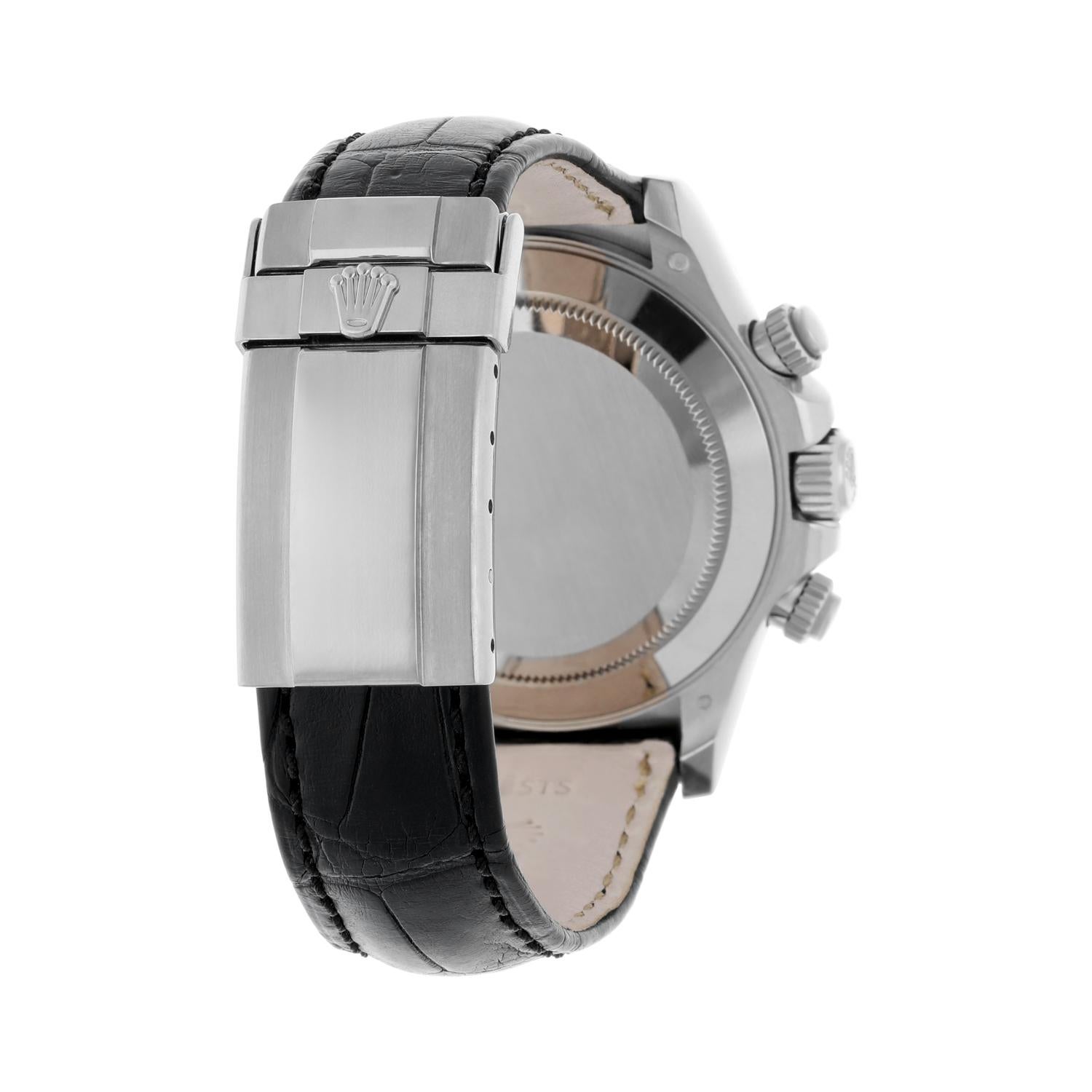 Rolex 116519 Cosmograph Daytona Meteorite Dial White Gold Men's Watch Complete 3