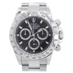 Rolex 116520 Daytona Schwarzes Zifferblatt Uhr