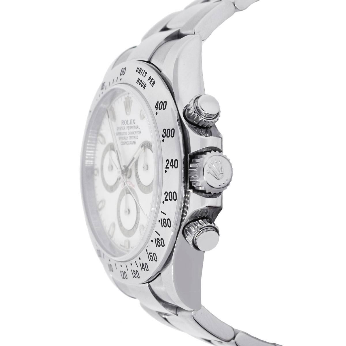 Rolex Stainless Steel Daytona Automatic Wristwatch Ref 116520  In Excellent Condition In Boca Raton, FL