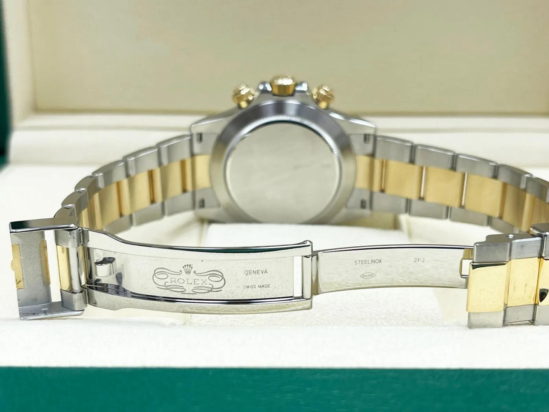 Rolex 116523 Daytona MOP Diamond Dial 18K Yellow Gold Stainless Box Paper 2016 3