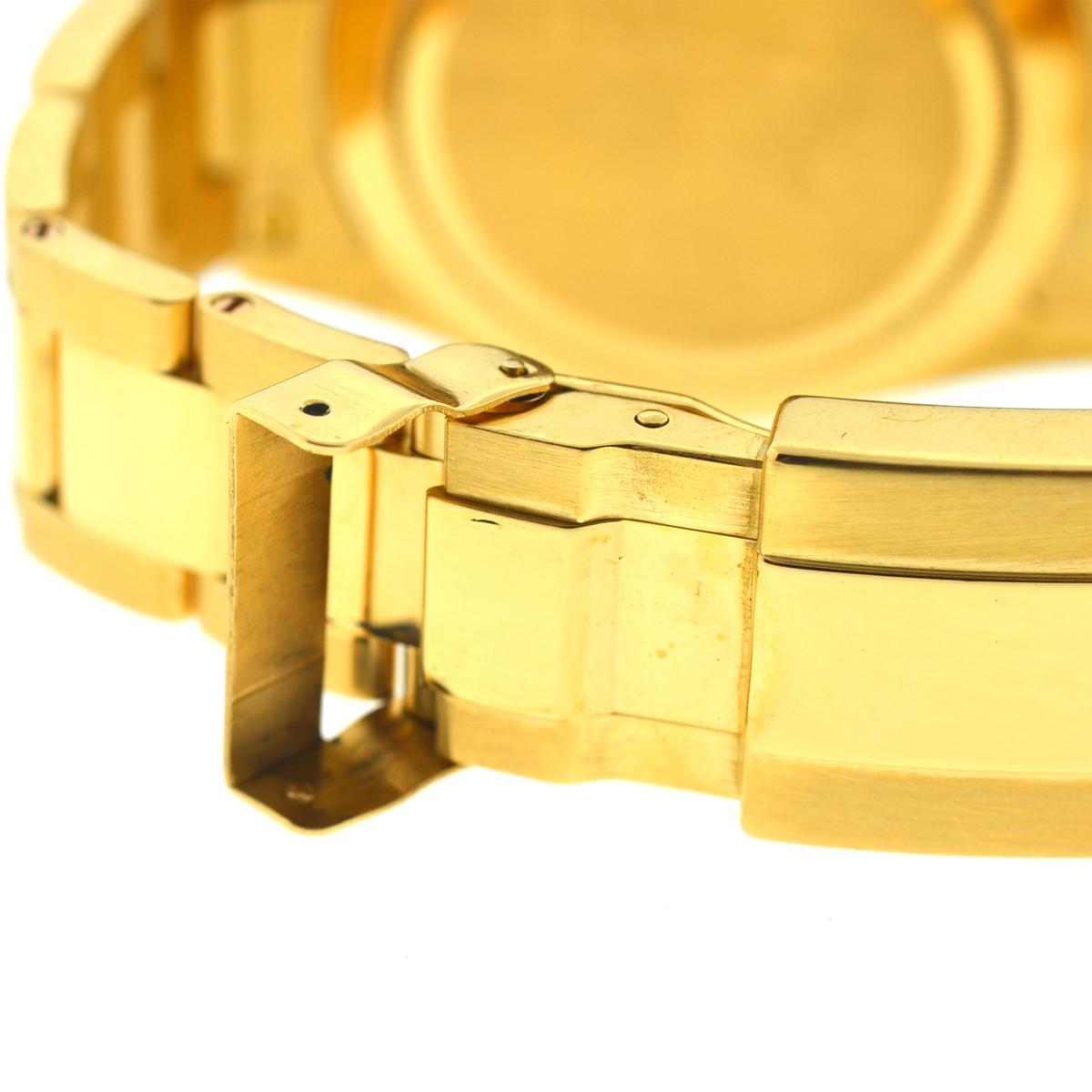 Rolex 116528 Daytona 18k Yellow Gold MOP Factory Diamond Dial Watch 4