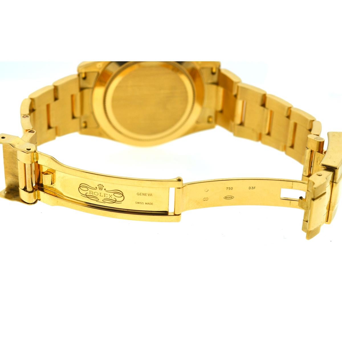 Rolex 116528 Daytona 18k Yellow Gold MOP Factory Diamond Dial Watch 5