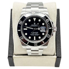 Rolex 116610 Submariner Date Cerámica Negra Acero Inoxidable Caja Papel 2016