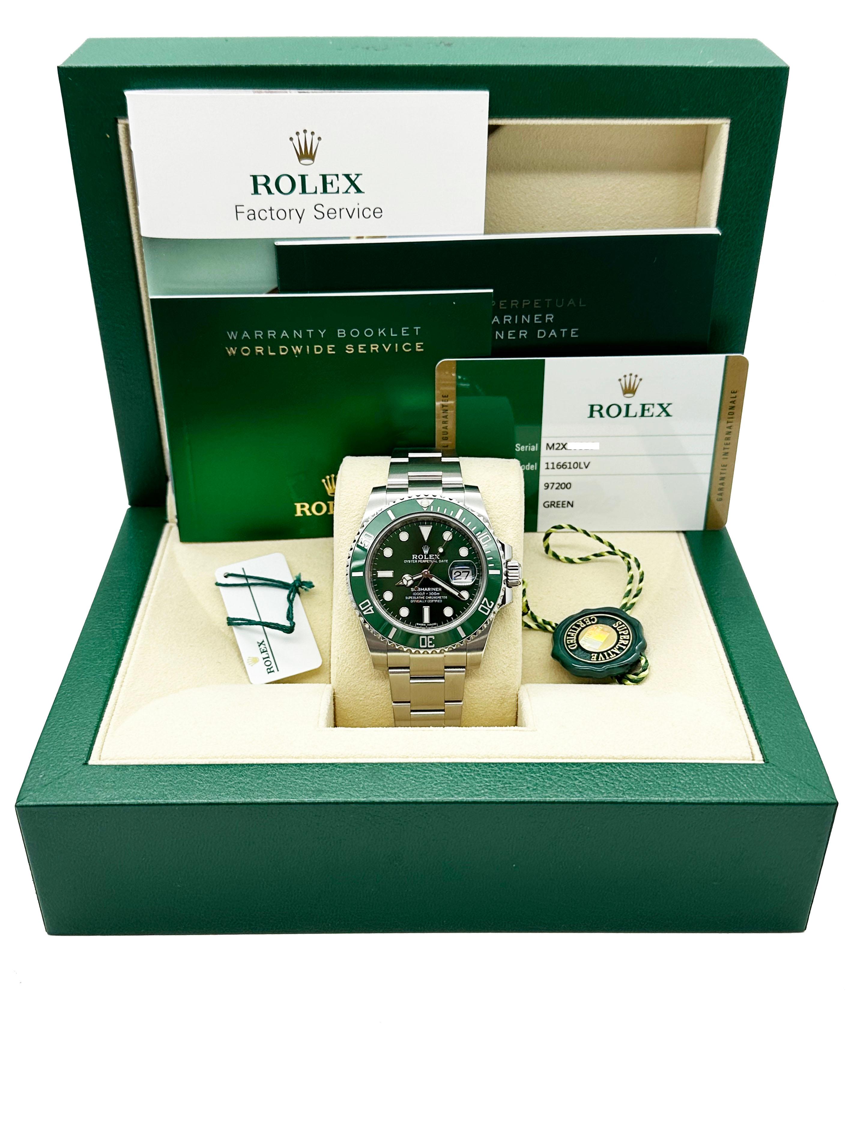 Modellnummer: 116610LV



Seriennummer: M2X10***

 

Modell: Submariner 