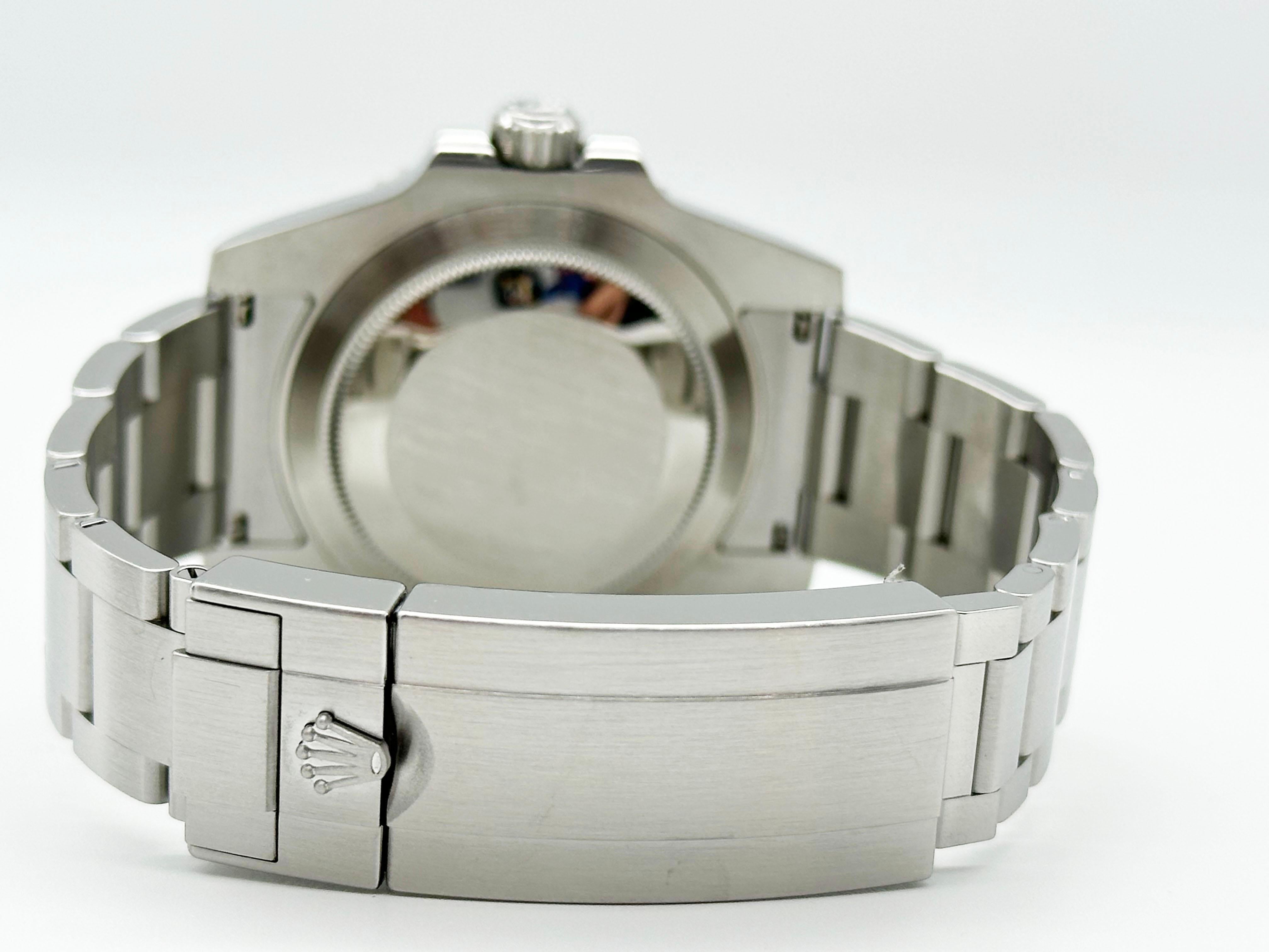 Rolex 116610LV Submariner Hulk Grün Keramik 40mm Stahl Box Papier 2016 3