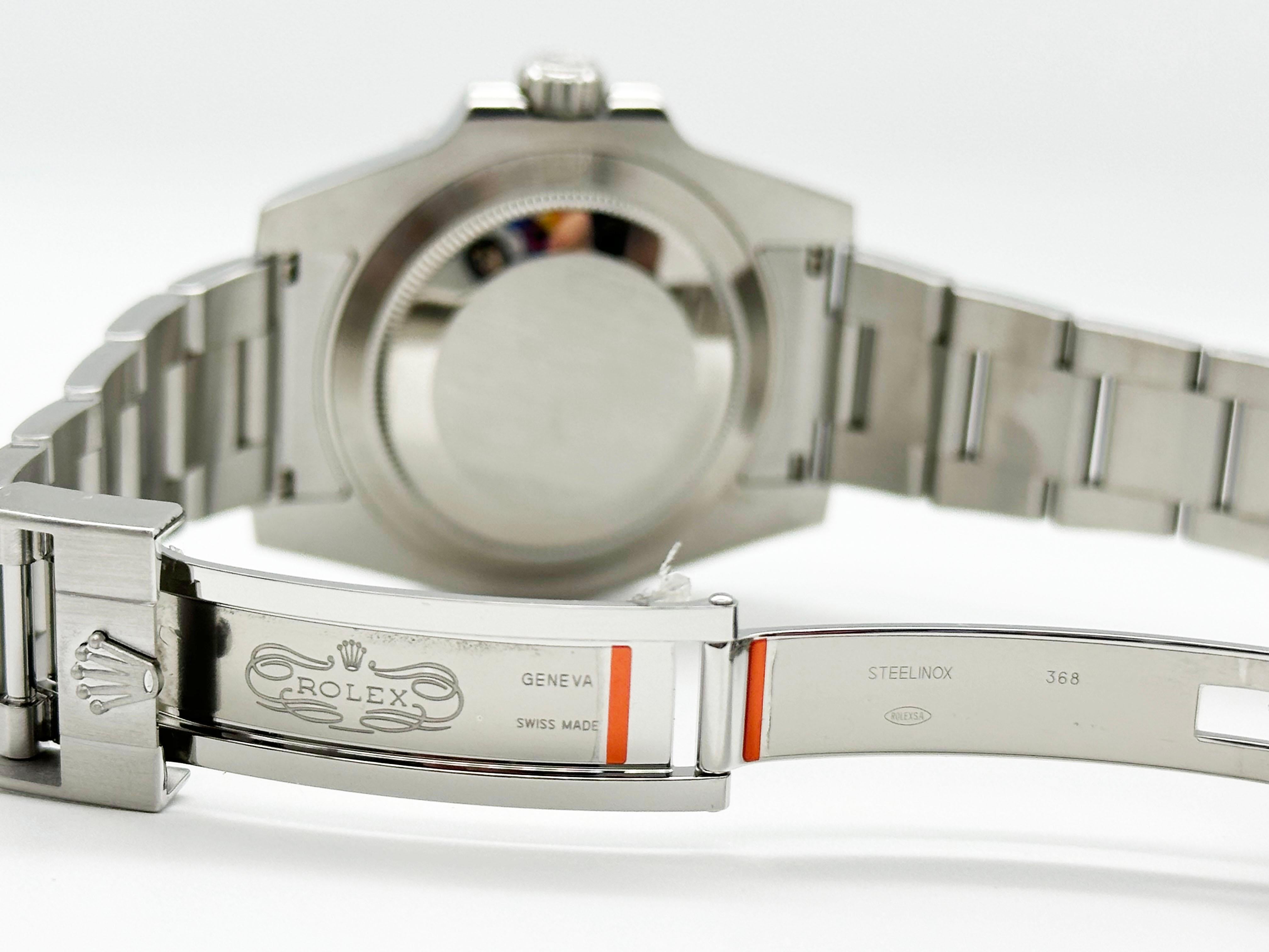 Rolex 116610LV Submariner Hulk Grün Keramik 40mm Stahl Box Papier 2016 4