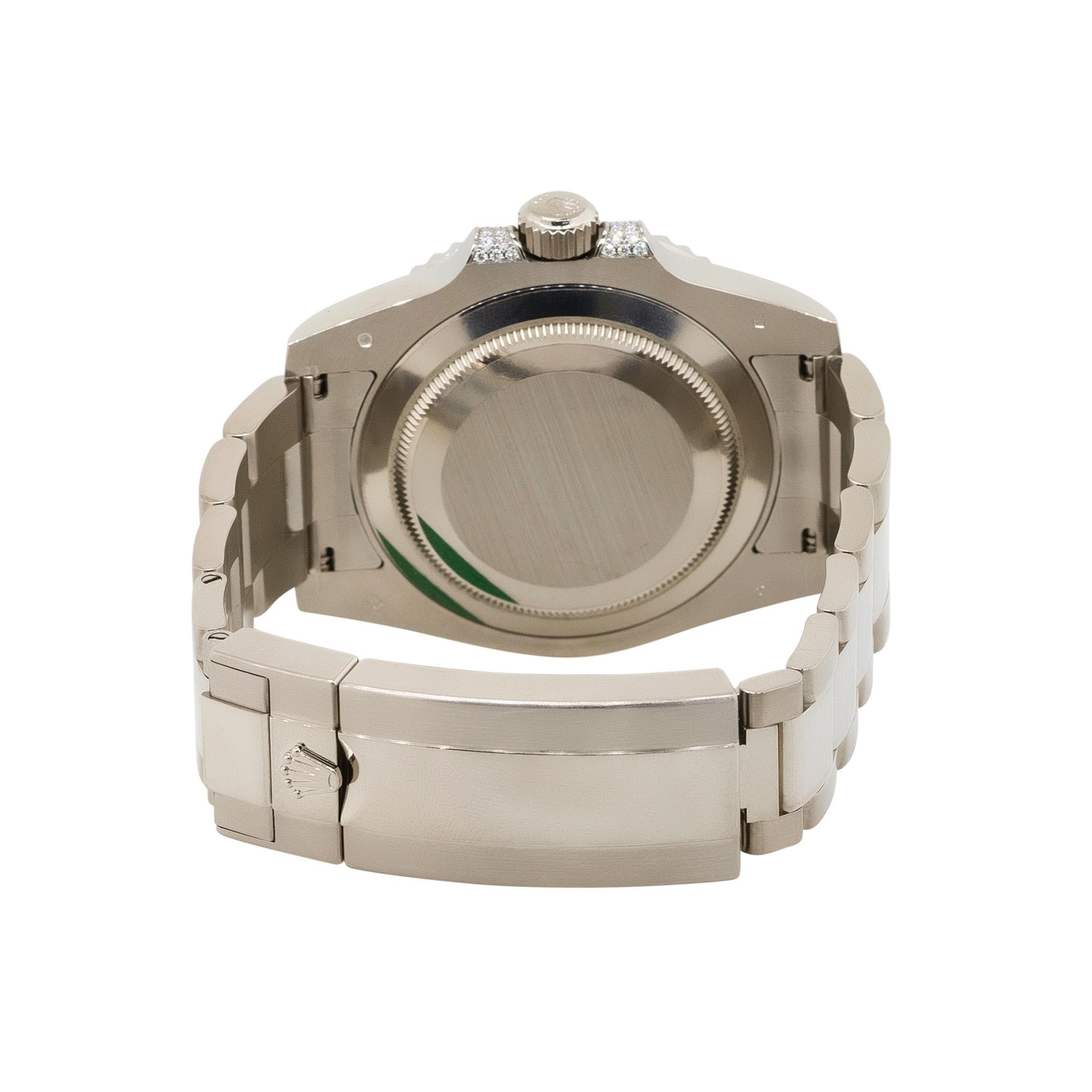 Rolex 116659SABR Submariner Uhr mit 18 Karat Saphiren und Diamanten für Damen oder Herren im Angebot