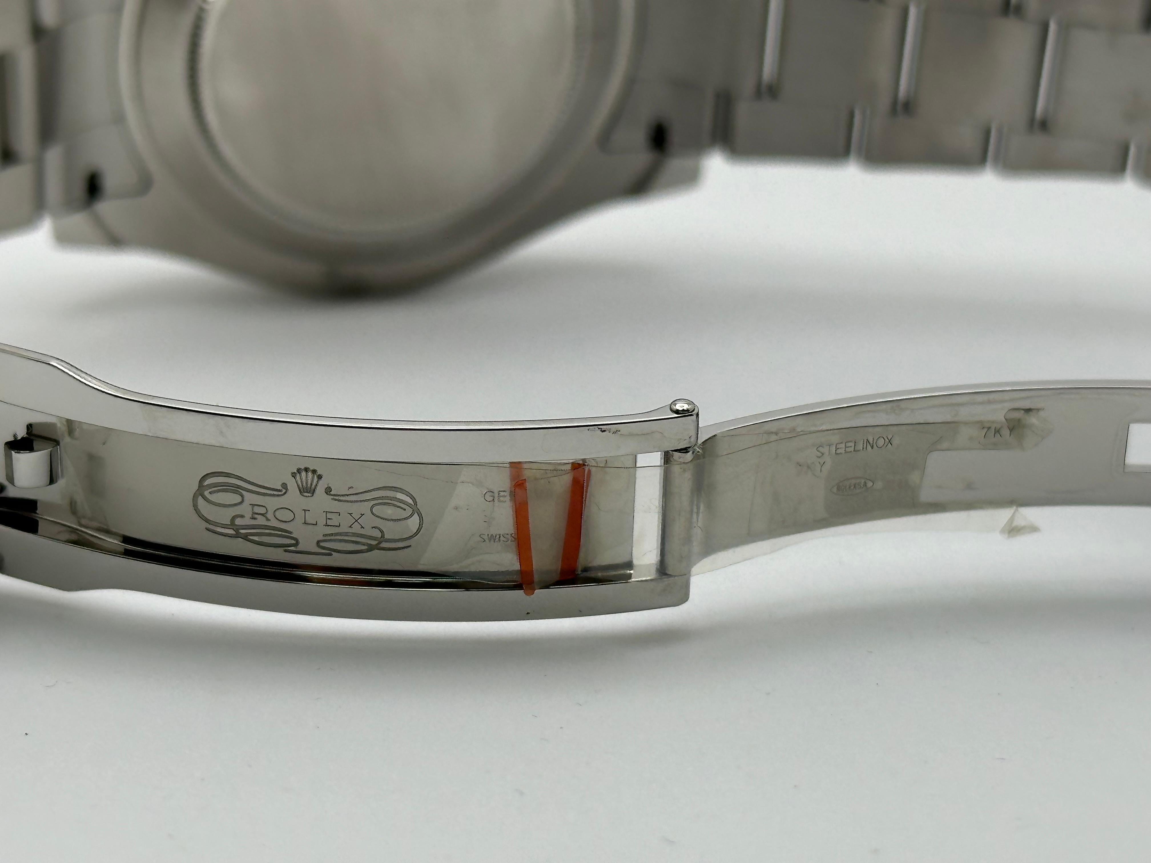 Rolex 116680 Yacht Master II Esfera blanca Bisel de cerámica azul Caja de acero inoxidable 3