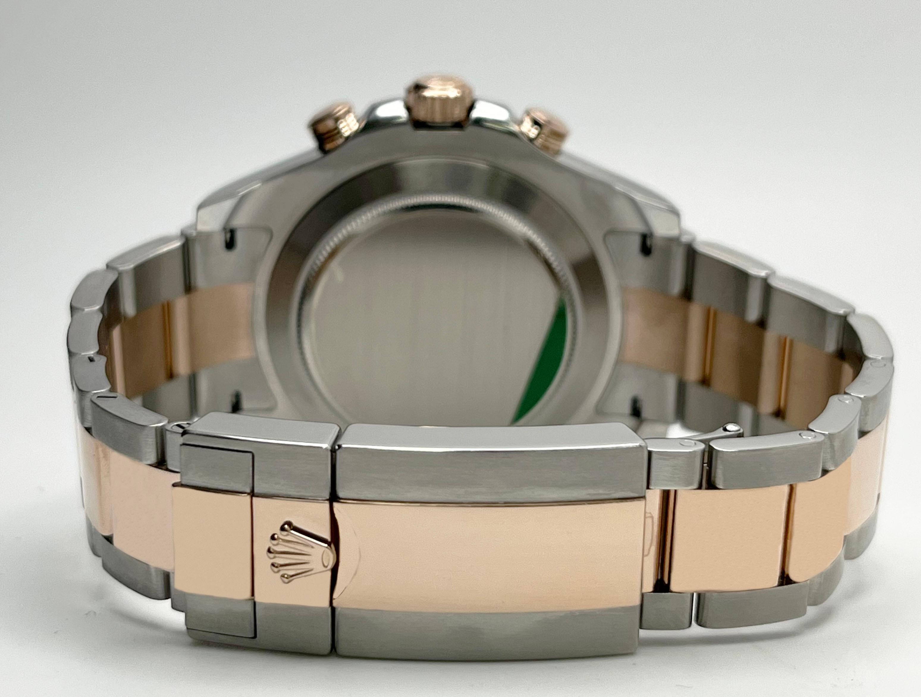 De los hombres Rolex 116681 Yacht Master II Acero y Oro Everose 44mm Caja Papeles 2021