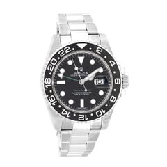 Rolex 116710 GMT Master II Ceramic Bezel Black Dial Watch