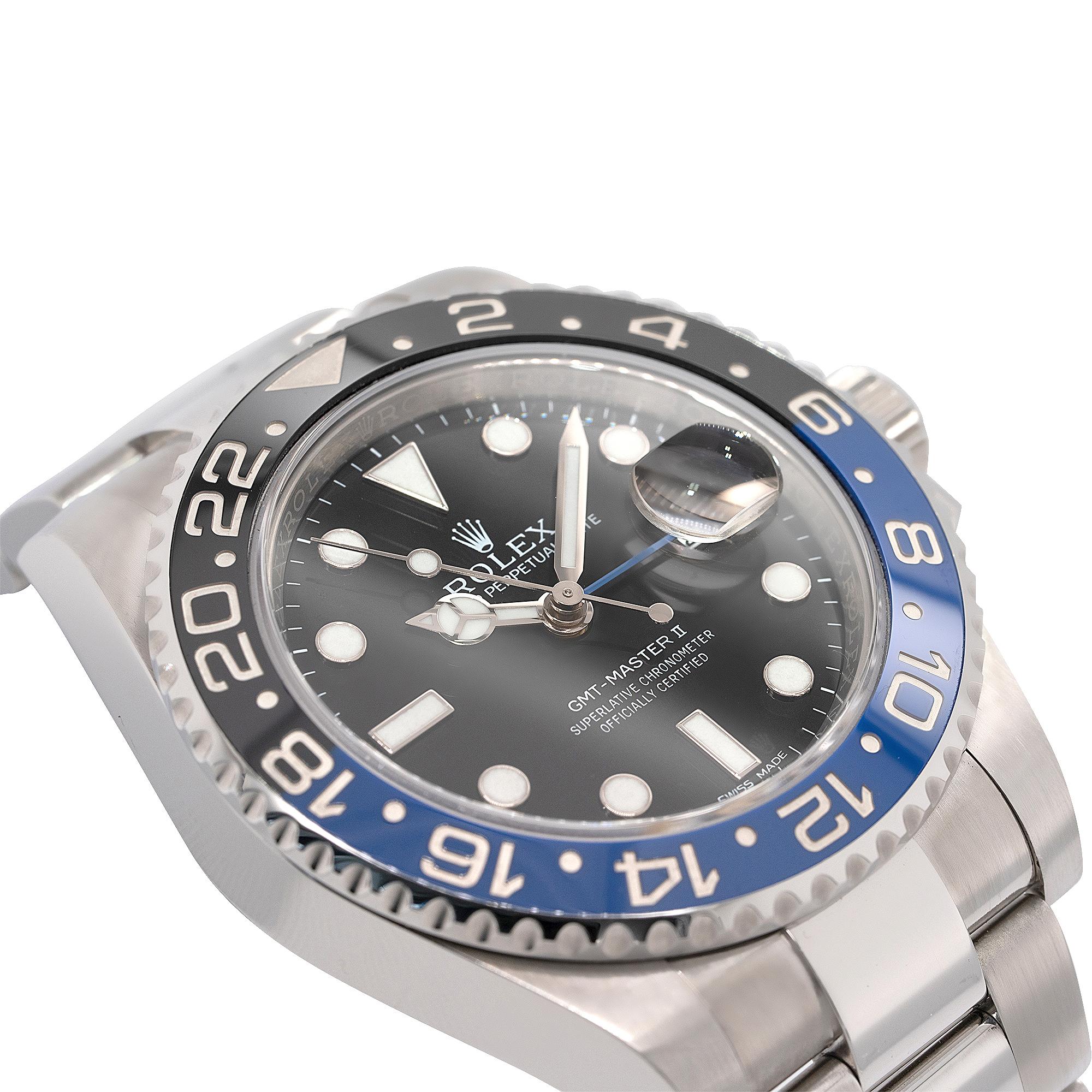 Rolex 116710BLNR GMT-Master II „Batman“ Uhr für Damen oder Herren im Angebot
