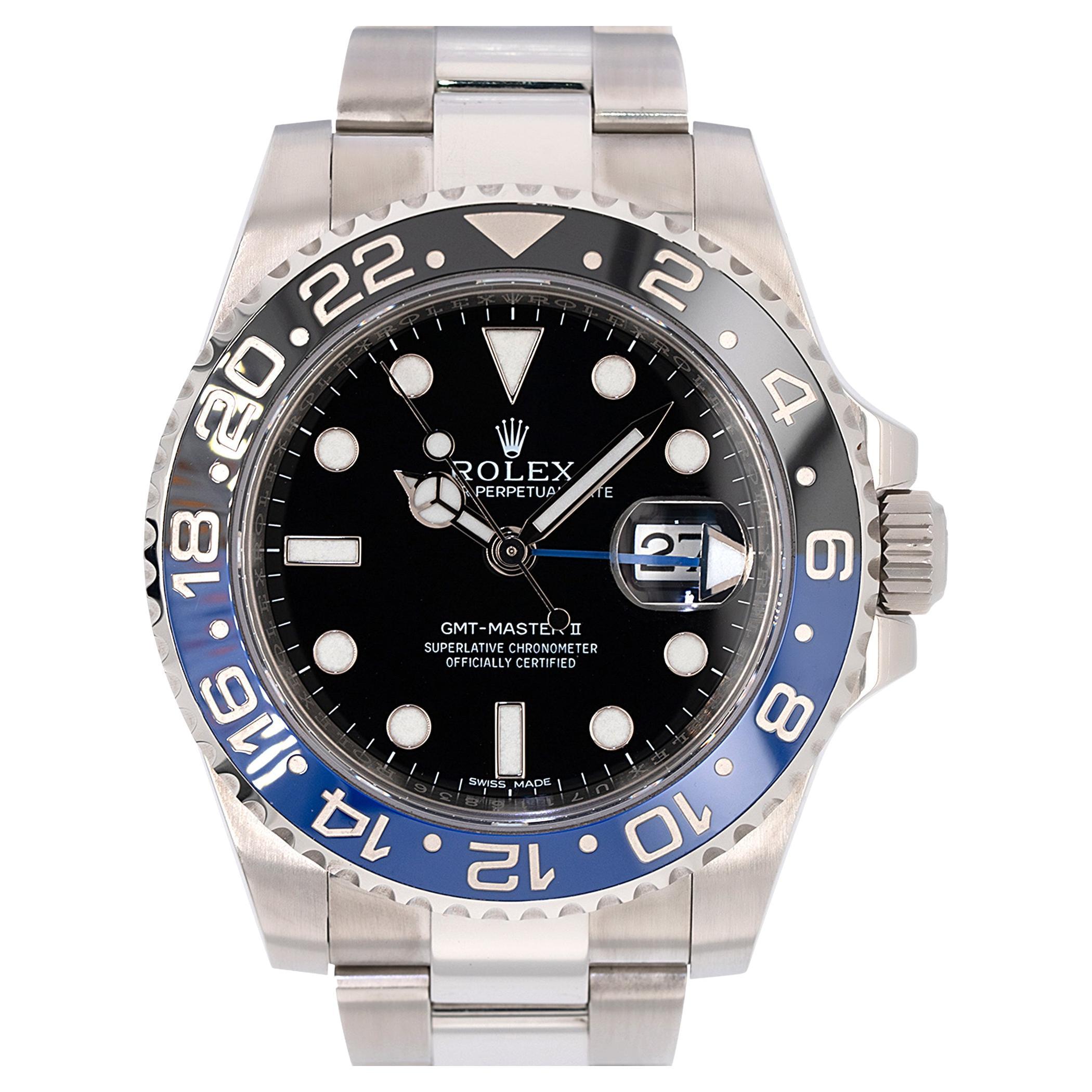 Rolex 116710BLNR GMT-Master II "Batman" Watch For Sale