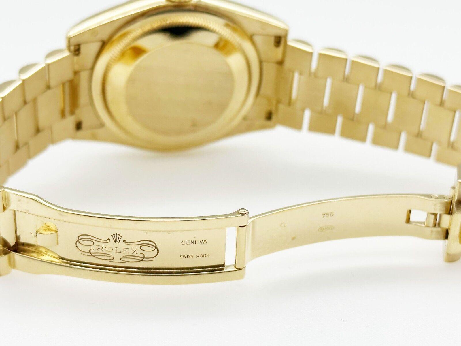 Men's Rolex 118238 President Day Date 18K Yellow Gold Box Paper 2006