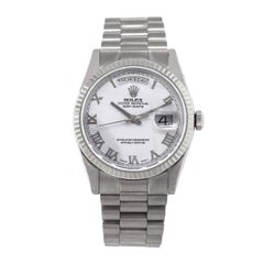 Rolex 118239 White Dial Day Date Presidential Automatic Wristwatch