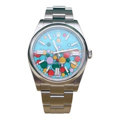 Rolex 124300 Oyster Perpetual 41mm Custom Celebration Balloon Dial Box Papers