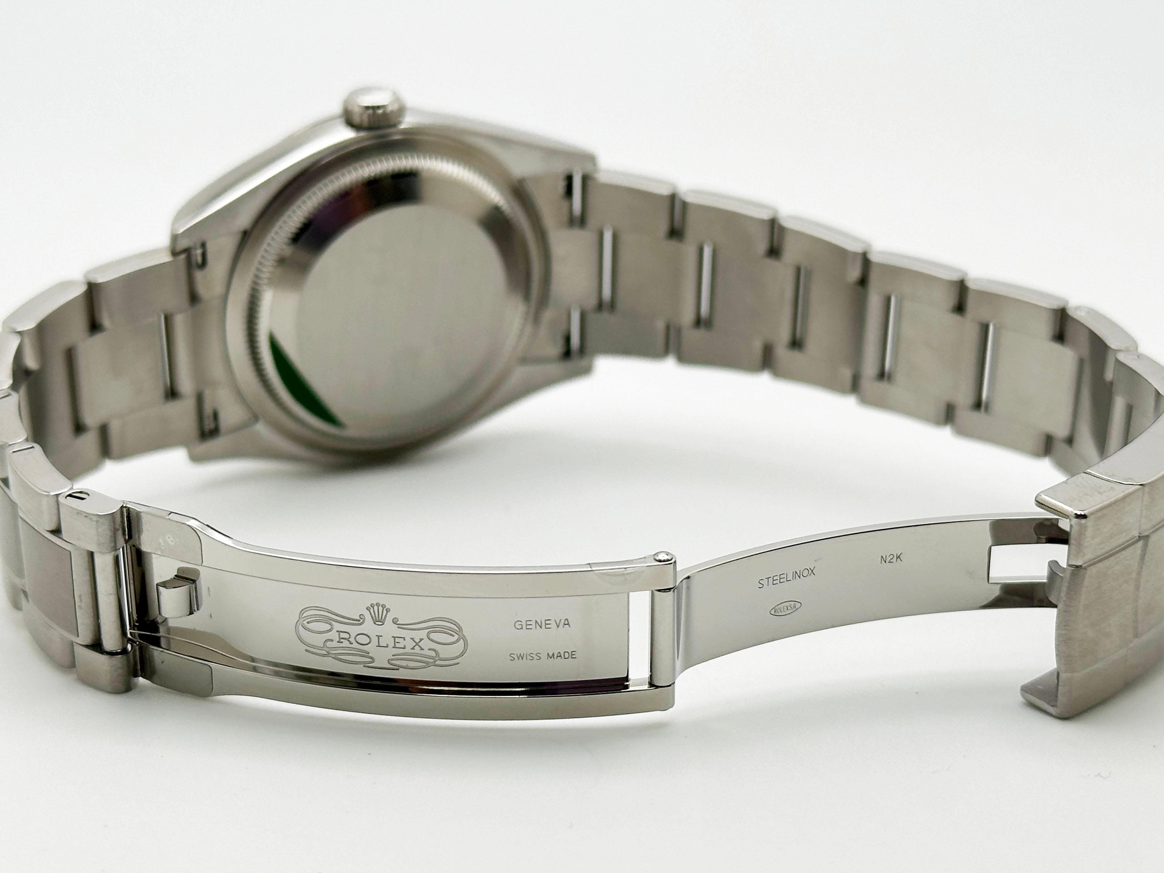 Rolex 126000 Oyster Perpetual Rosa Caramelo Caja Acero Papel 2023 3