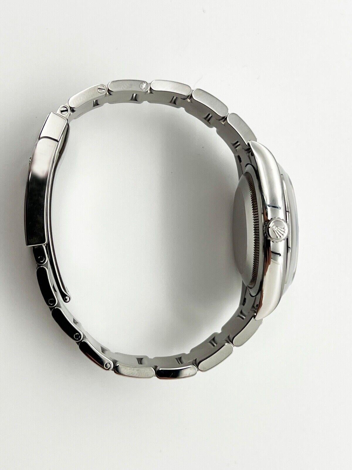 Rolex 126200 Datejust 36mm Schwarzes Zifferblatt Edelstahl Box Papier 2021 im Zustand „Hervorragend“ in San Diego, CA