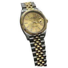 Rolex 126233 Datejust Jubilee 36mm Champagne Dial 18K Gold & Steel Box Paper