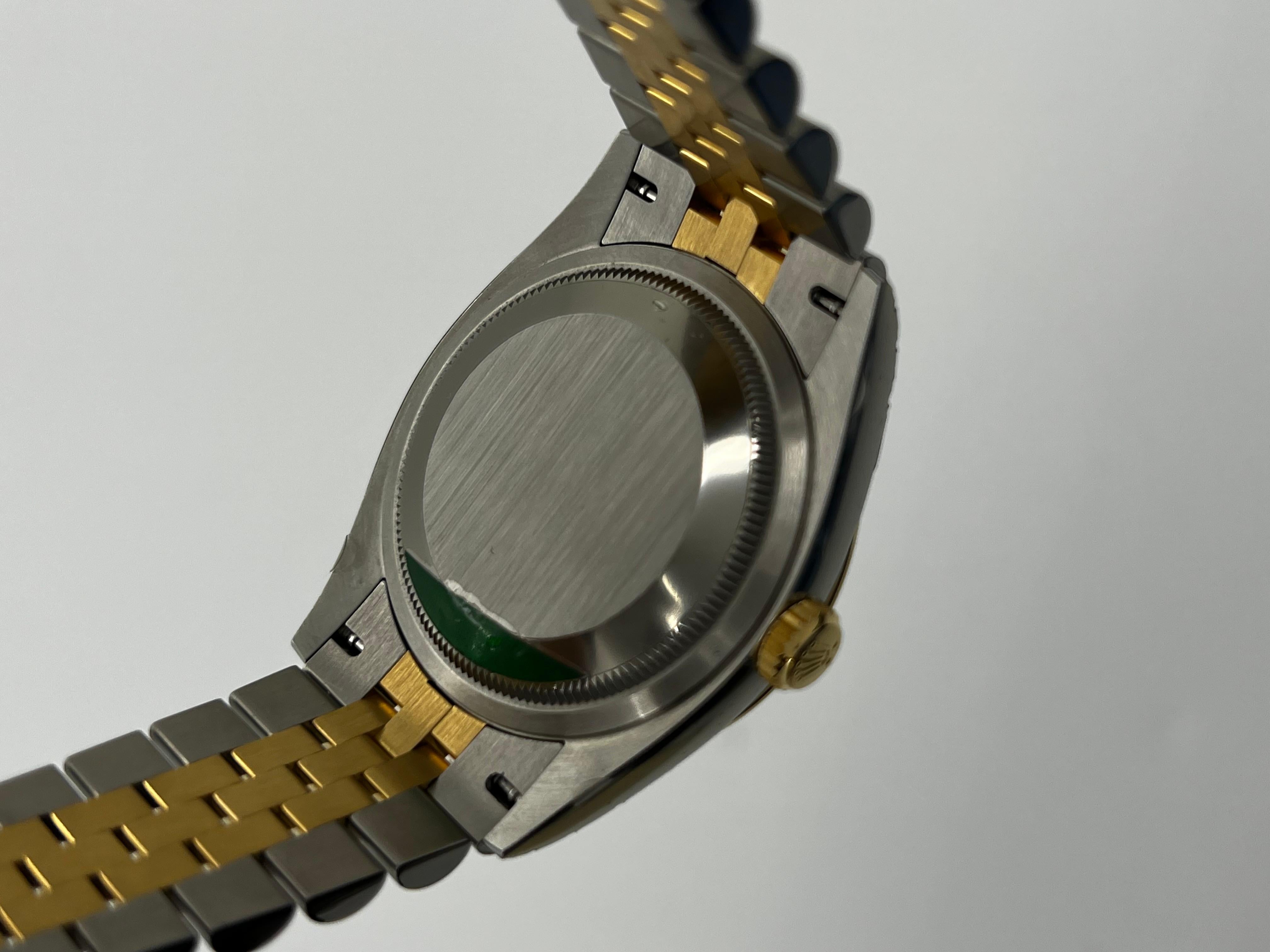 Rolex 126233 Datejust MOP Montre en or 18 carats et acier avec anniversaire STICKERS Jubilee 5