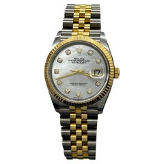 Rolex 126233 Datejust MOP Montre en or 18 carats et acier avec anniversaire STICKERS Jubilee