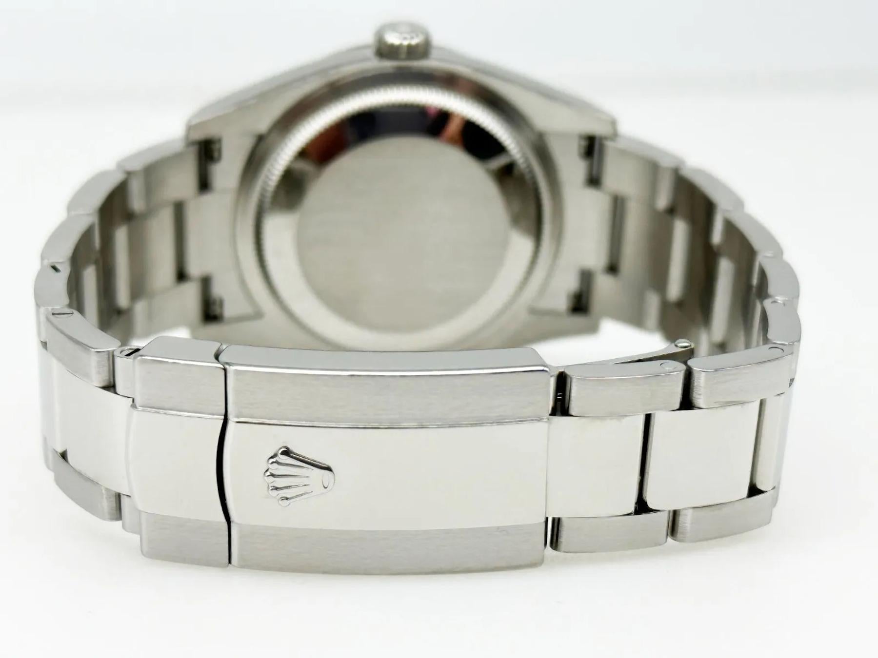 Rolex Datejust 126234 36mm Silver Dial 18K White Gold Stainless Steel For Sale 1