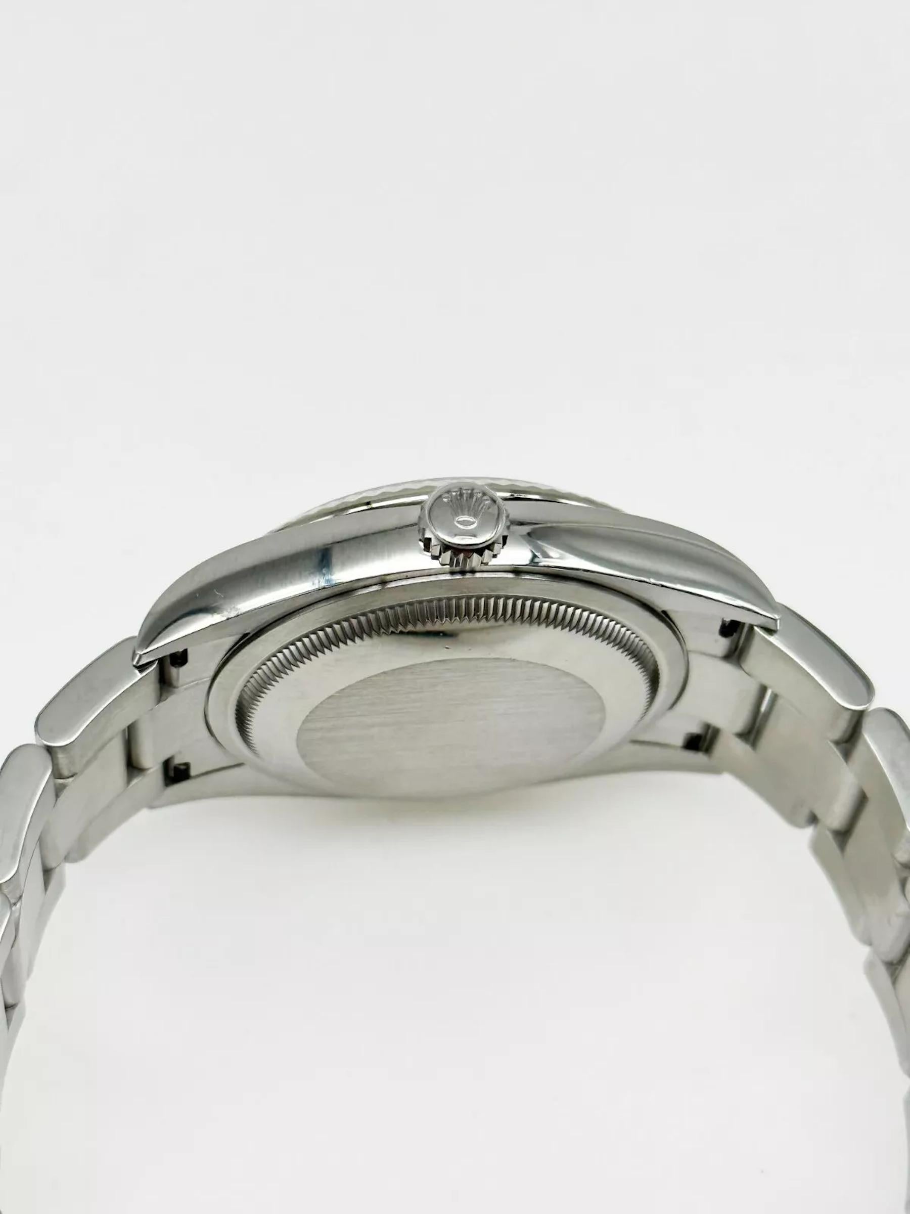 Rolex Datejust 126234 36mm Silver Dial 18K White Gold Stainless Steel For Sale 2