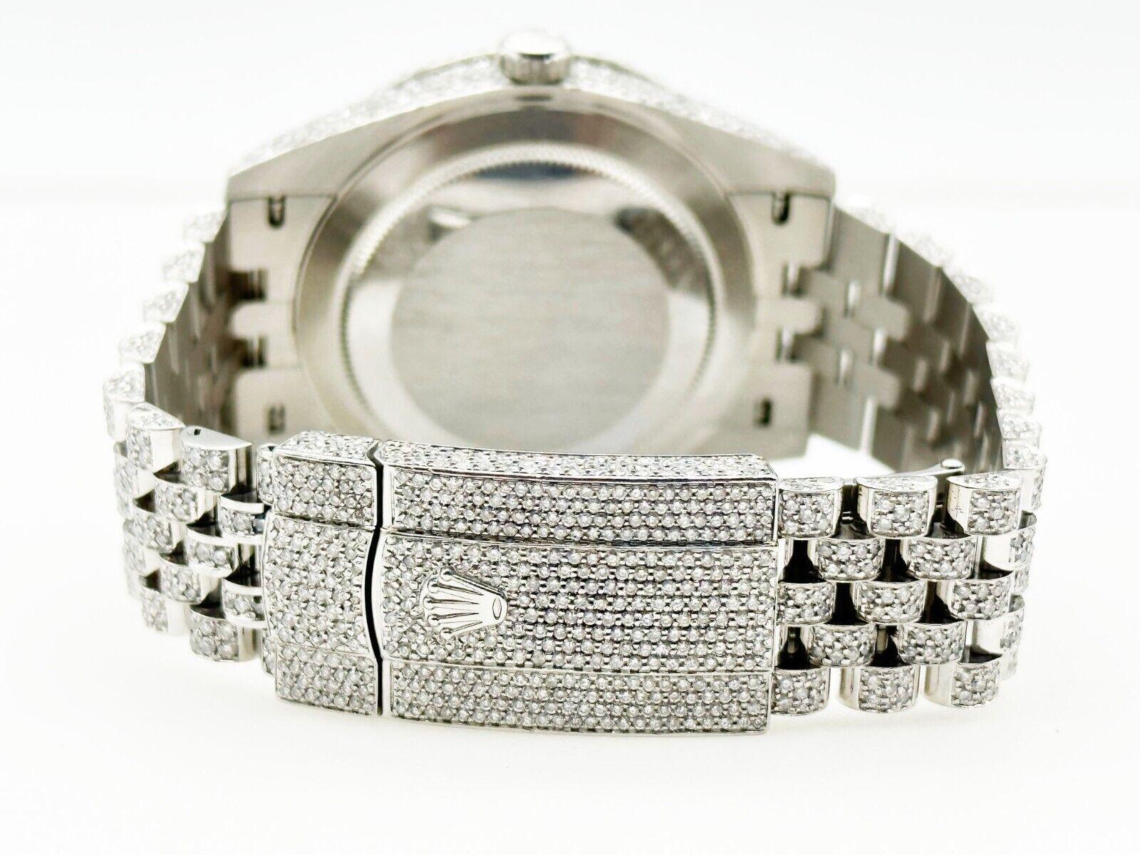 Rolex 126300 Datejust 41 Rotes Diamant-Zifferblatt mit römischem Zifferblatt aus Edelstahl im Zustand „Hervorragend“ in San Diego, CA