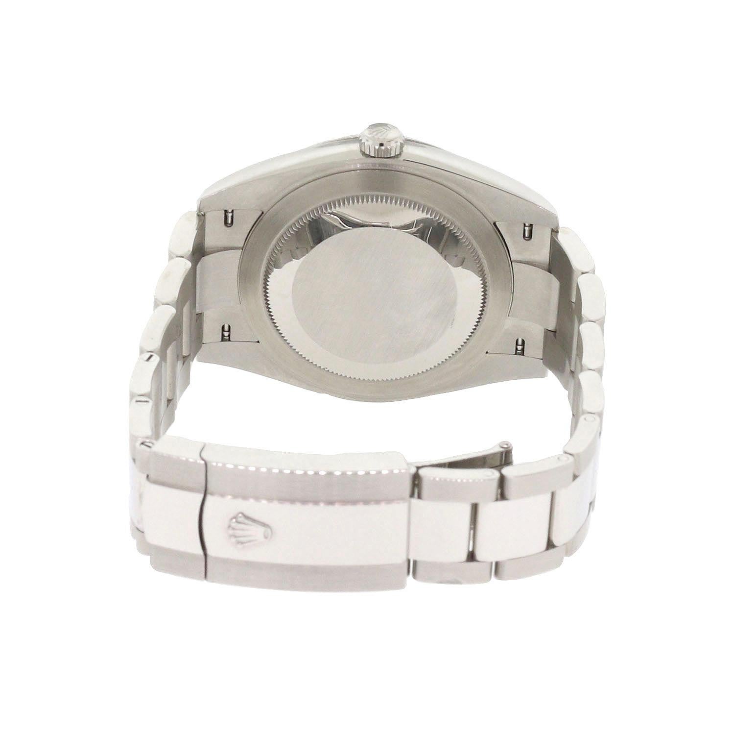 Rolex 126300 Datejust 41 Edelstahl-Uhr mit silbernem Zifferblatt im Zustand „Neu“ im Angebot in Boca Raton, FL
