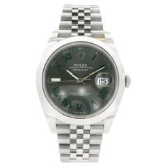 Rolex 126300 Datejust 41mm Wimbledon on Jubilee Bracelet Watch