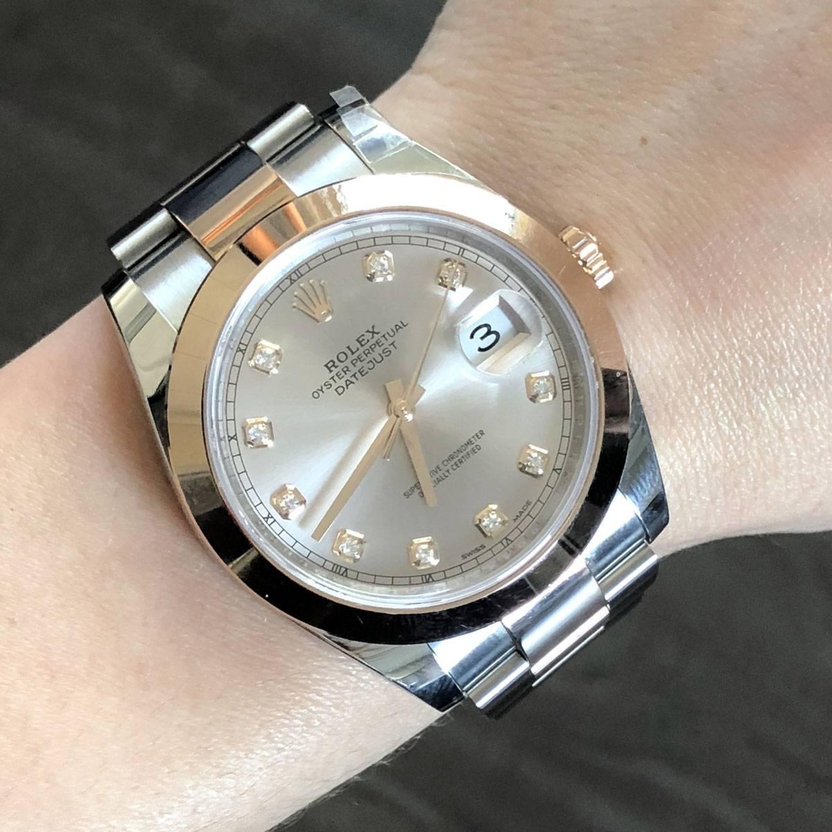 Rolex 126301 Datejust II Two-Tone Diamond Dial Wristwatch 2