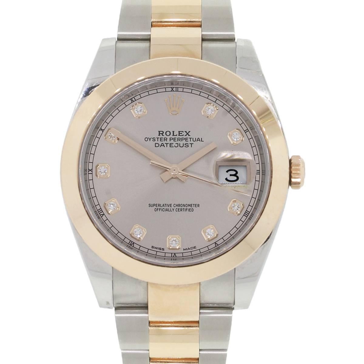 Rolex 126301 Datejust II Two-Tone Diamond Dial Wristwatch