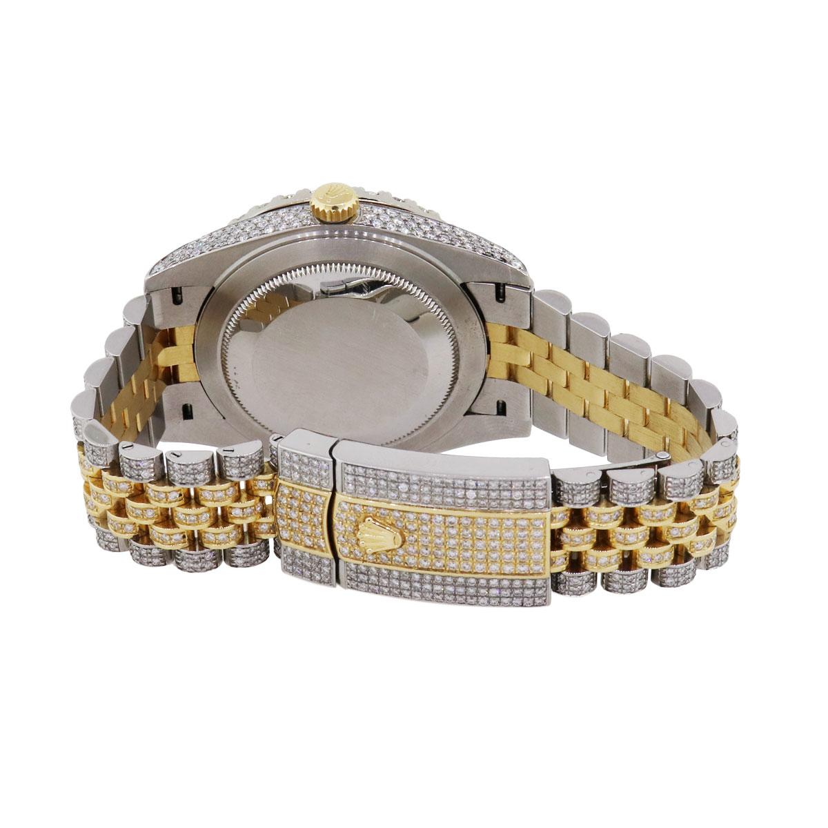 Round Cut Rolex 126303 Datejust Wristwatch