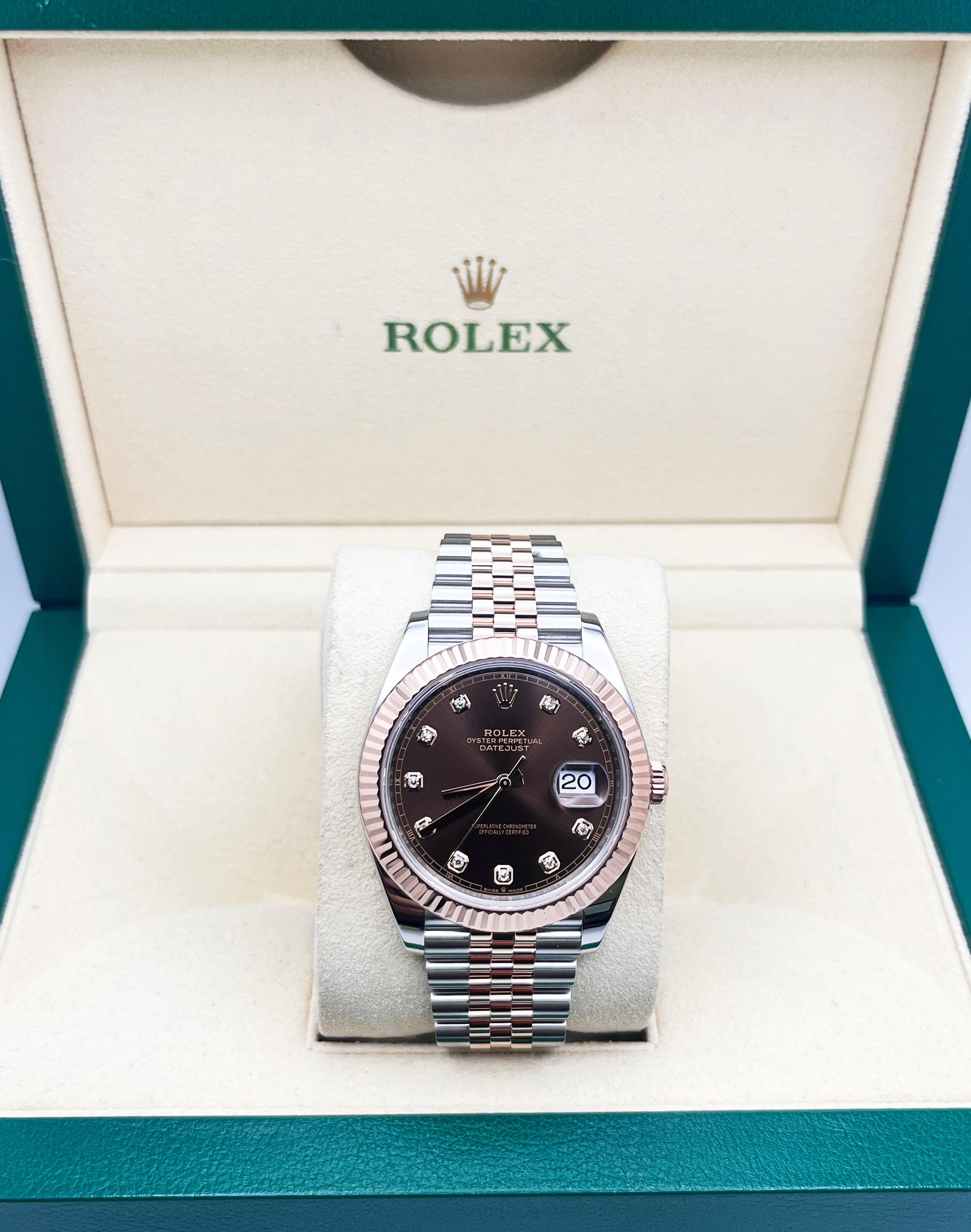 datejust rolex chocolate