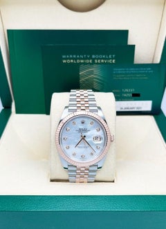 Rolex 126331 Datejust 41 Madreperla Esfera Diamante Acero Oro Rosa 18K 2021