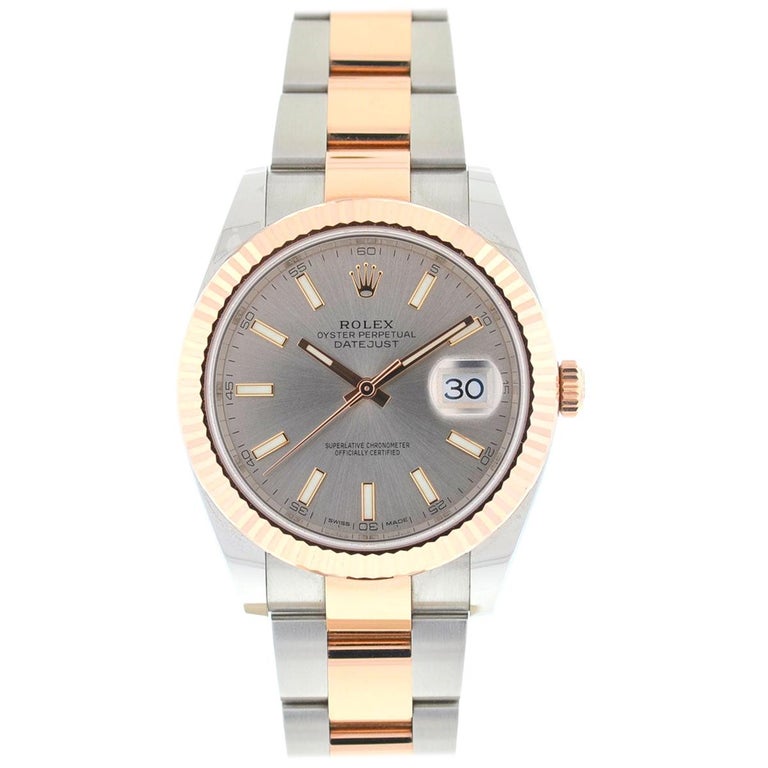 datejust 41 two tone rose gold