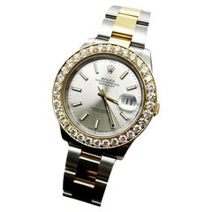 Rolex 126333 Datejust 41 Silver Dial Diamond Beze18K Yellow Gold Stainless Steel