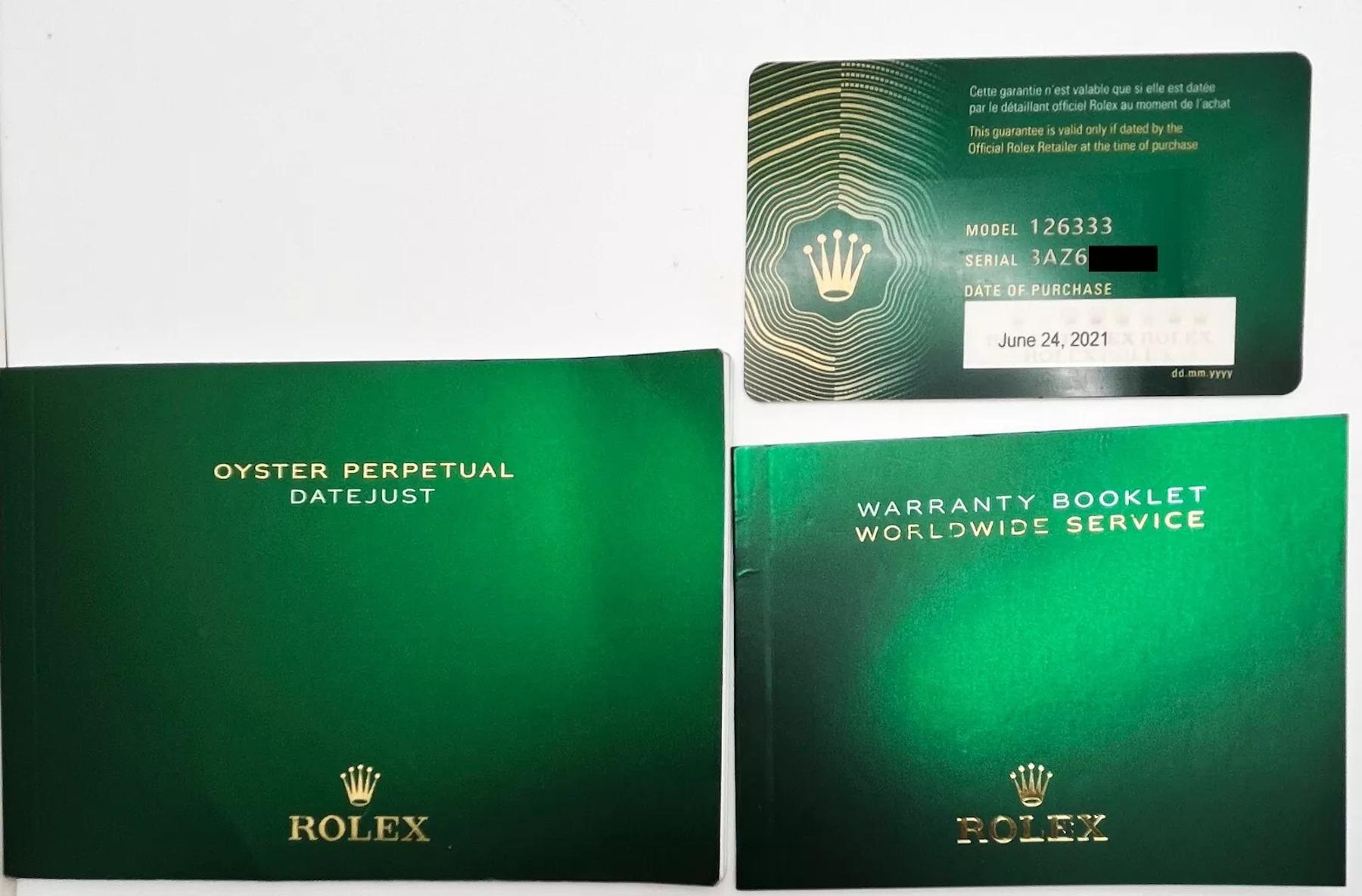 Rolex 126333 Jubilee Datejust 41 Champagne Dial 18K Yellow Gold Steel Box Paper 4