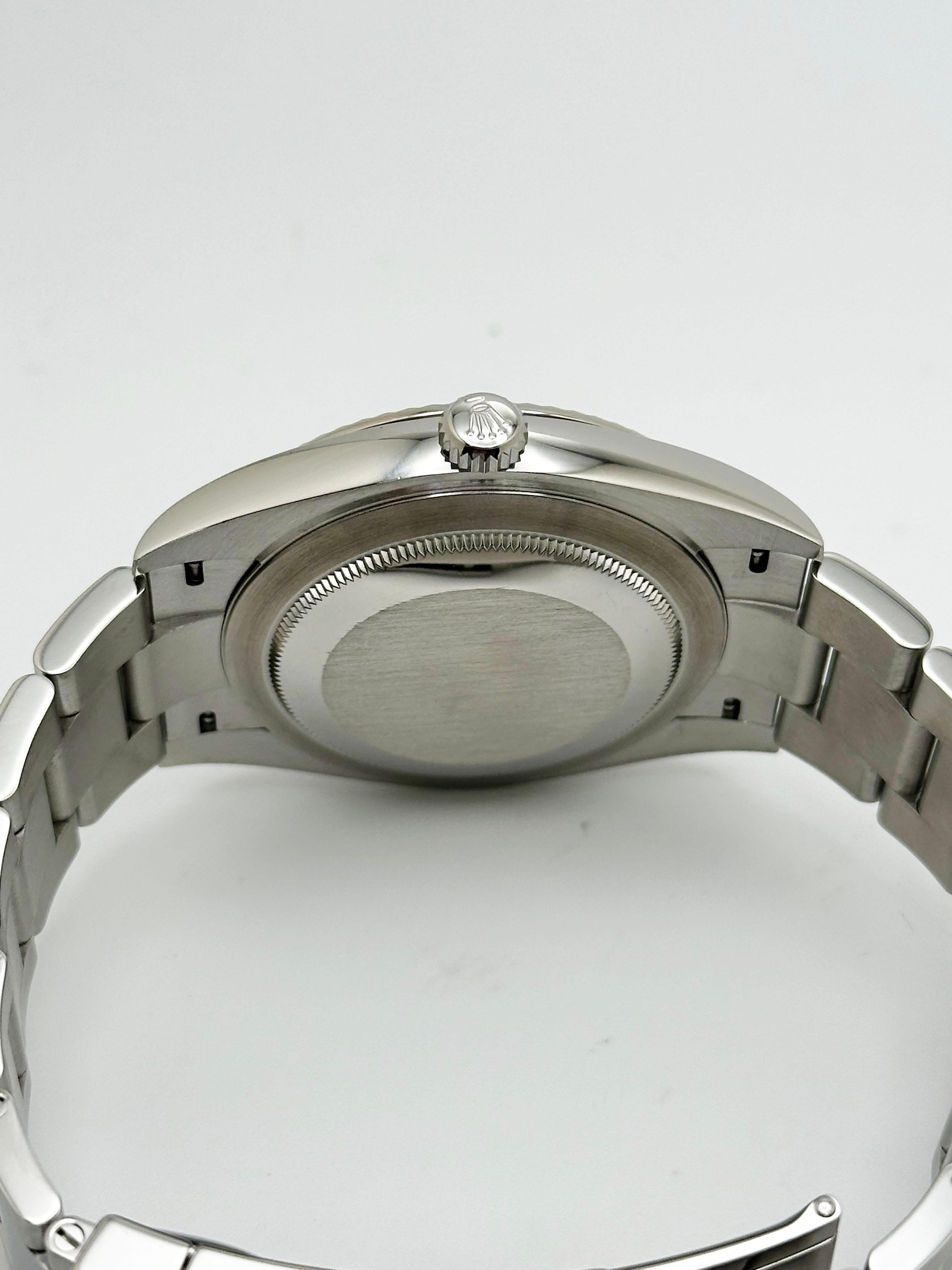 Rolex 126334 Datejust 41 Rhodium Diamond Dial Stainless Steel Box Paper For Sale 3