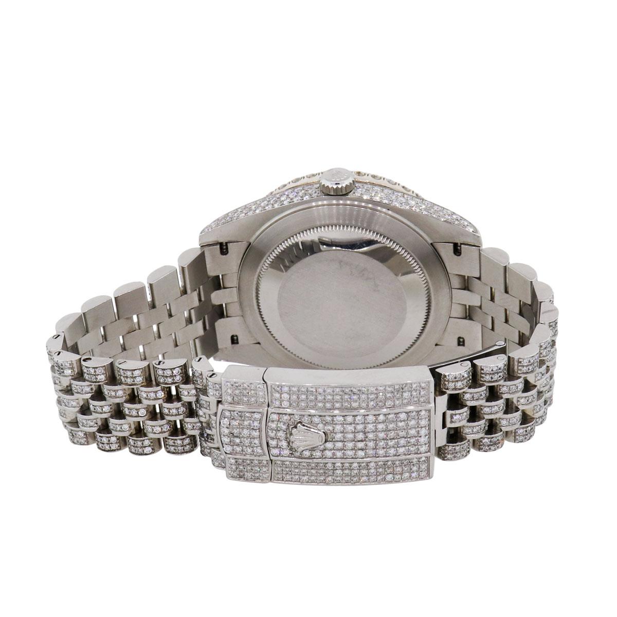 Round Cut Rolex 126334 Datejust Wristwatch