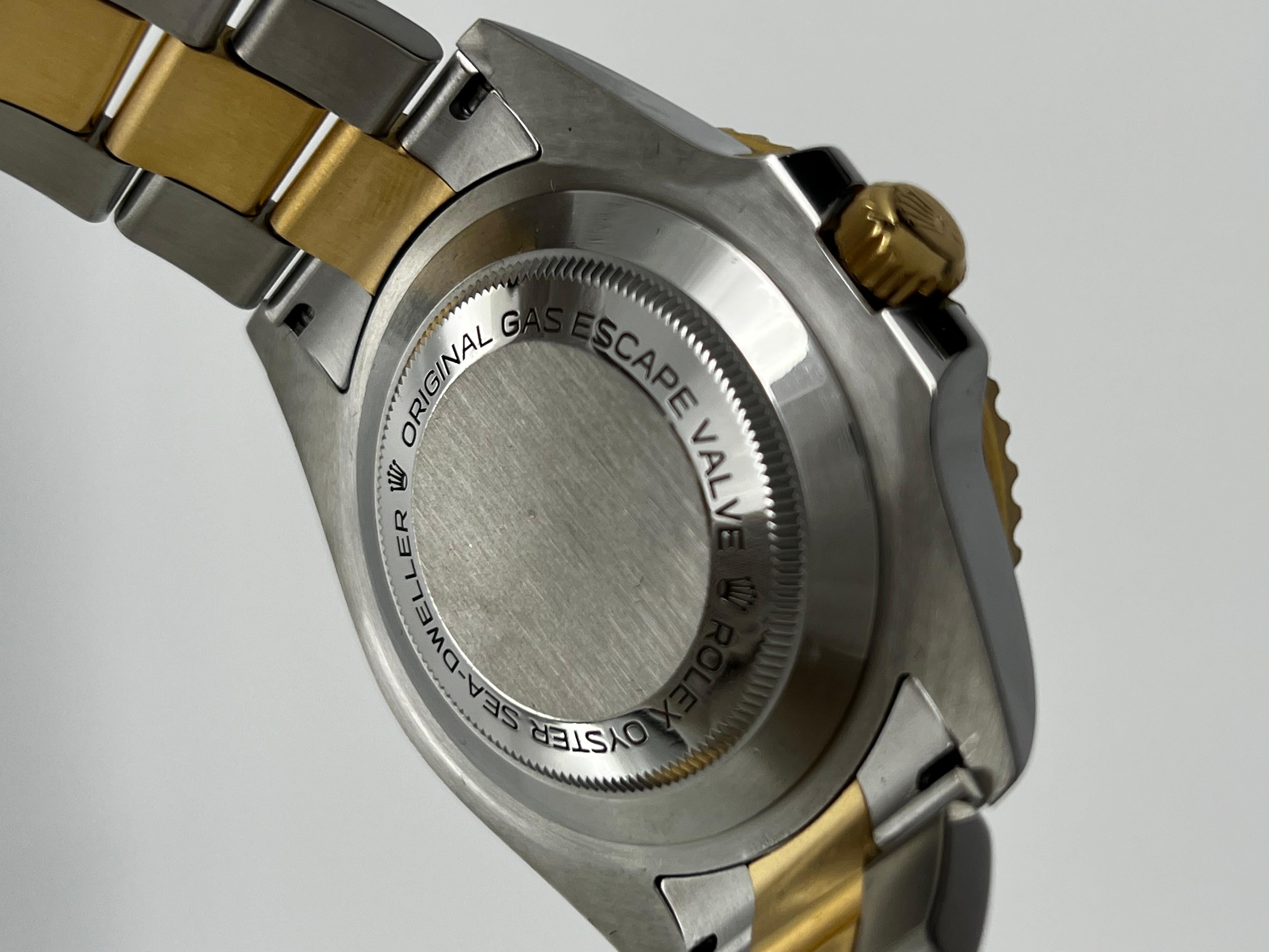 Rolex 126603 Sea Dweller Cerámica Negra Oro Amarillo 18K Caja Acero Inoxidable 3
